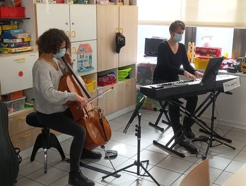 Duo pianCCello — Hôpital Pédiatrique de Bullion